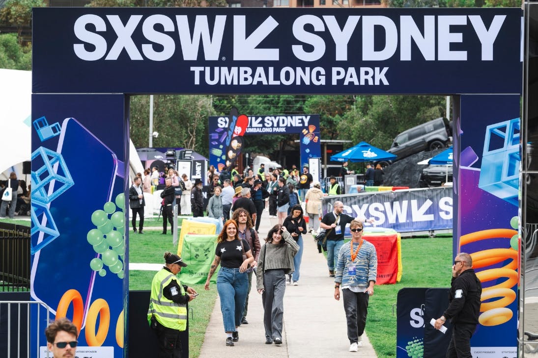 Audience entering SXSW Sydney